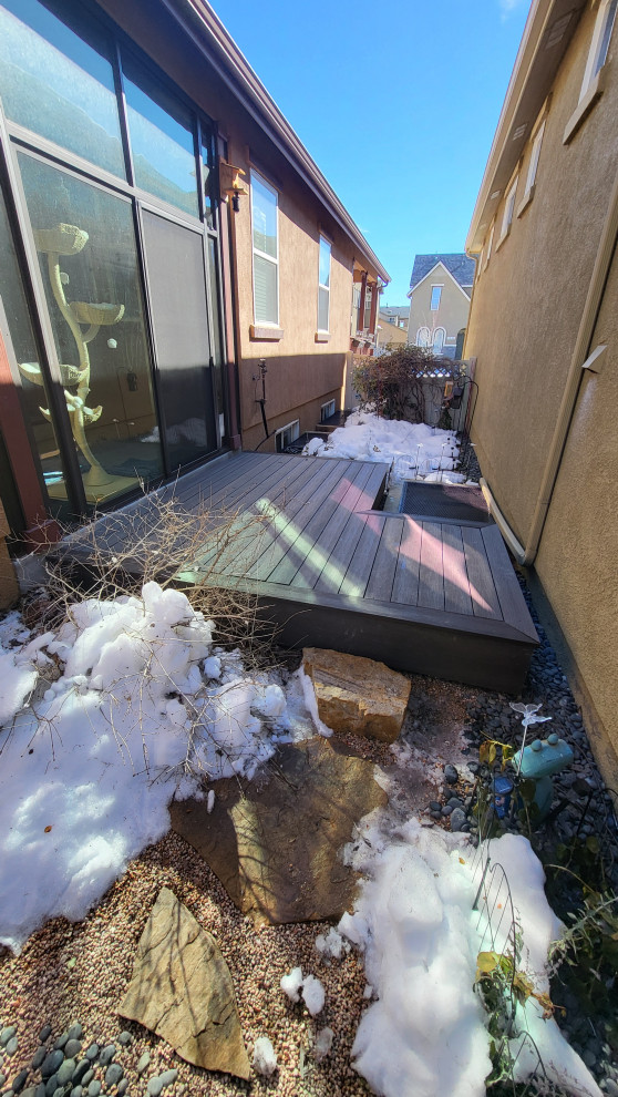 Floating Side-Yard Deck Installation