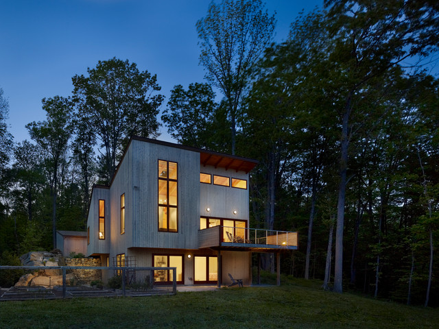 Spence House contemporain-facade