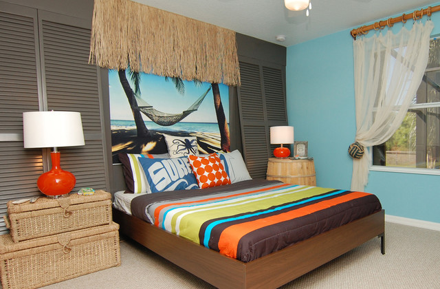 Surf Inspired Room Contemporary Kids Orlando By