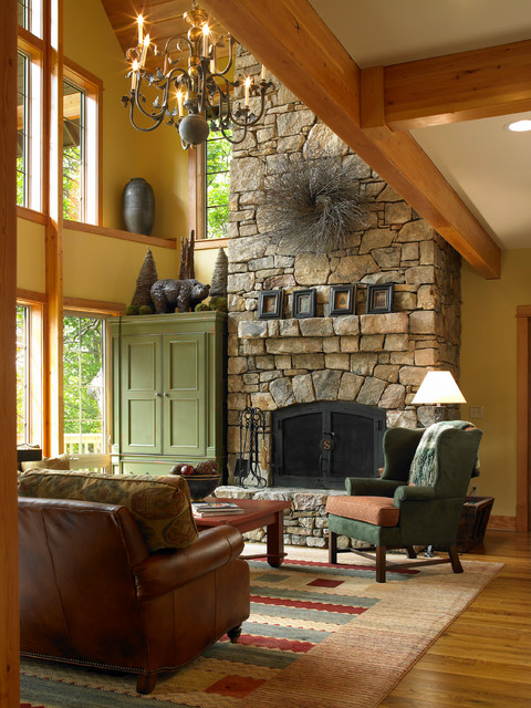 Wintergreen, Va contemporary-vardagsrum