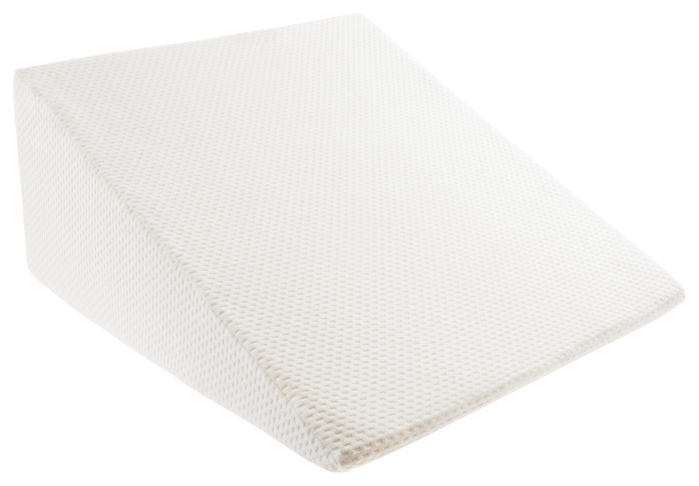 Extra High Wedge PillowMemory Foam Pillow, Cover by Lavish Home Contemporary Bed Pillows