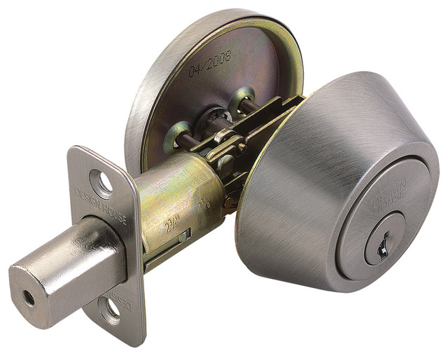 Design House 2Way Latch Single Cylinder Deadbolt Door Locks Houzz