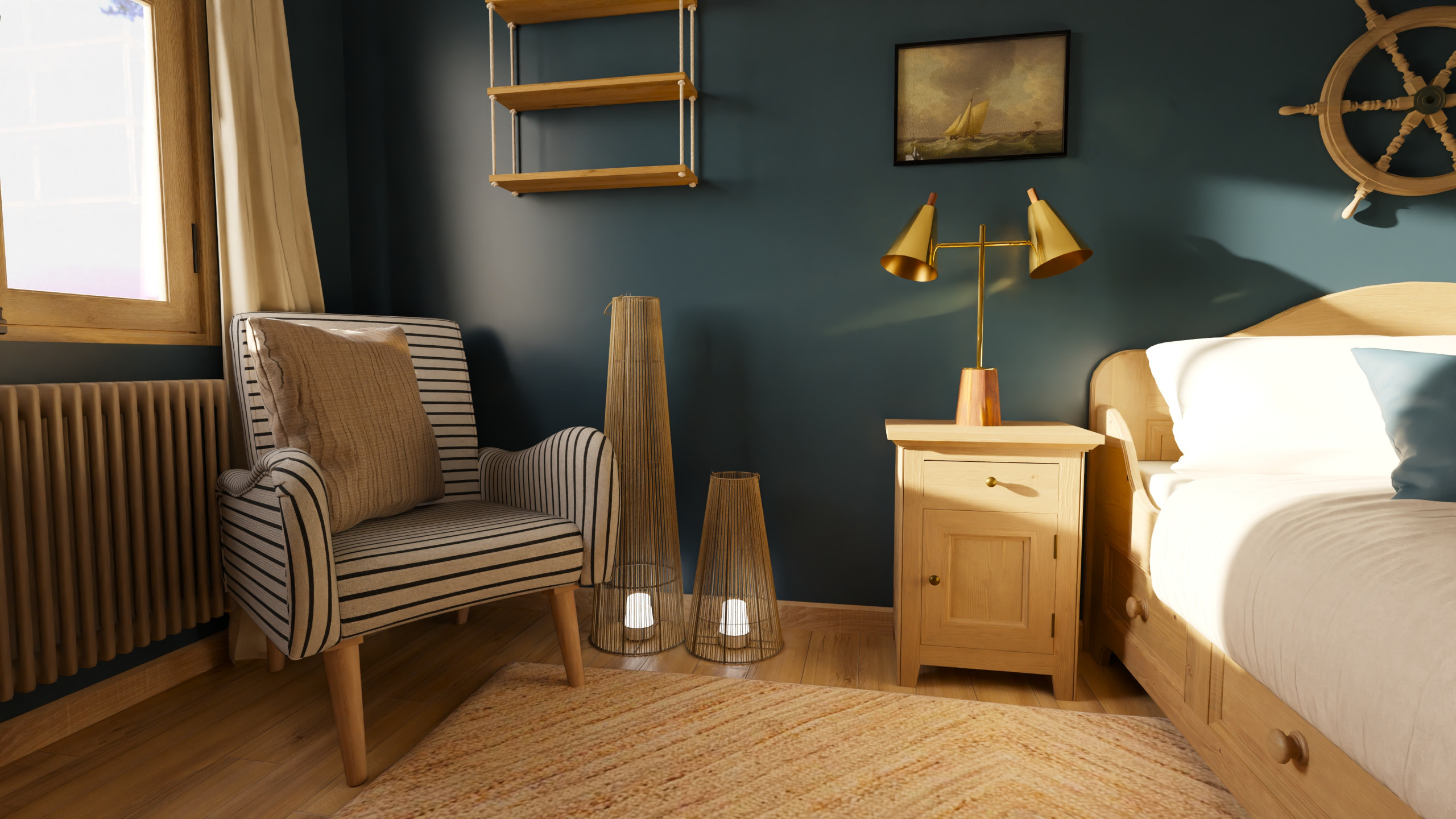 Modélisation Chambre adolescent noble