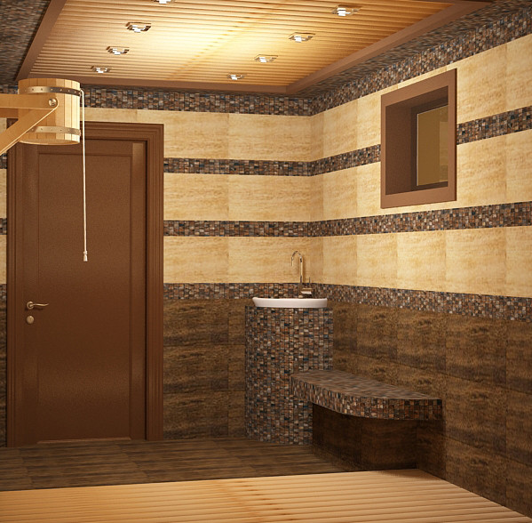 Банный комплекс с интерьером