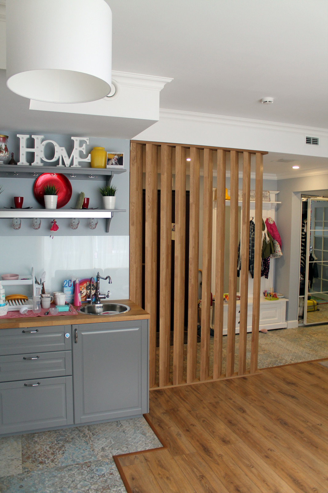 Интерьерная перегородка из дуба