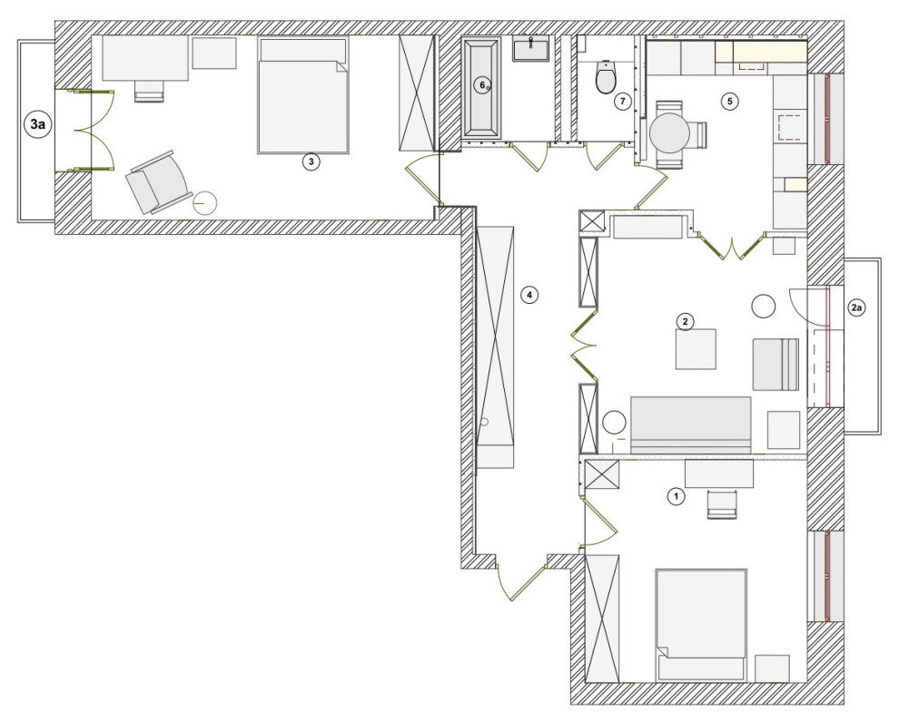 Houzz тур: Сталинка с коллекцией скандинавского стекла | Houzz Россия