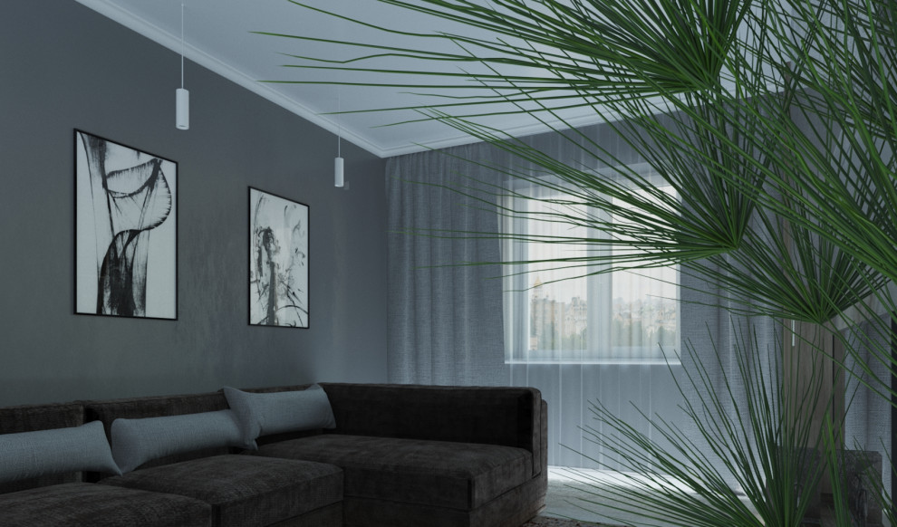 минималистическая гостиная