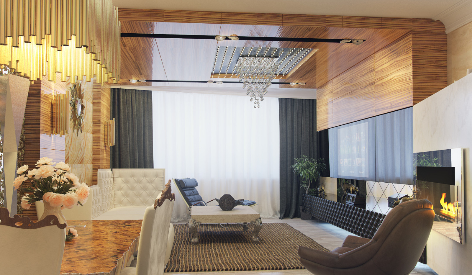 Гостиная в стиле Модерн