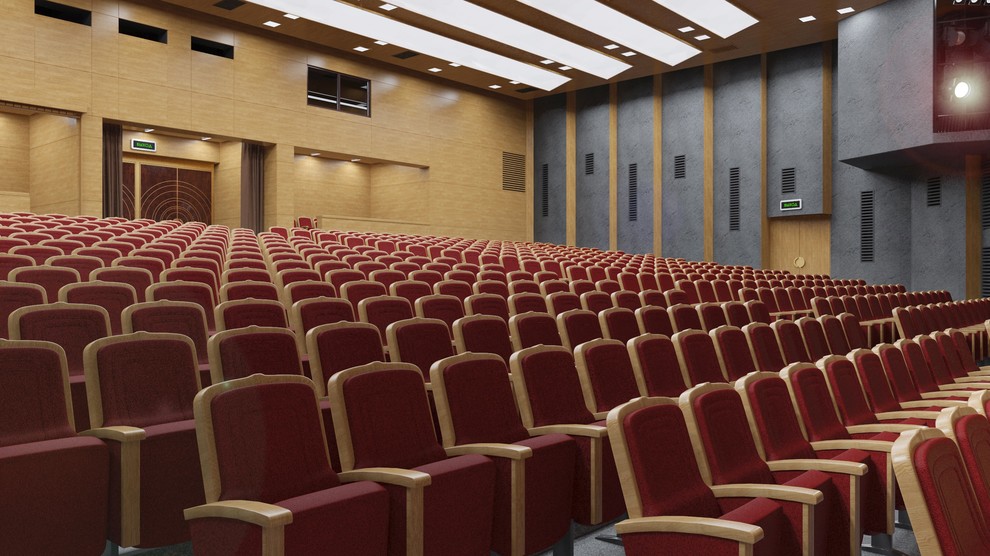 Зрительный зал в центре культуры