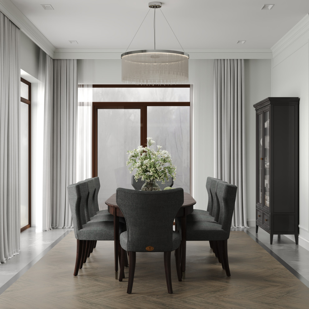 Дом с тиле неоклассика