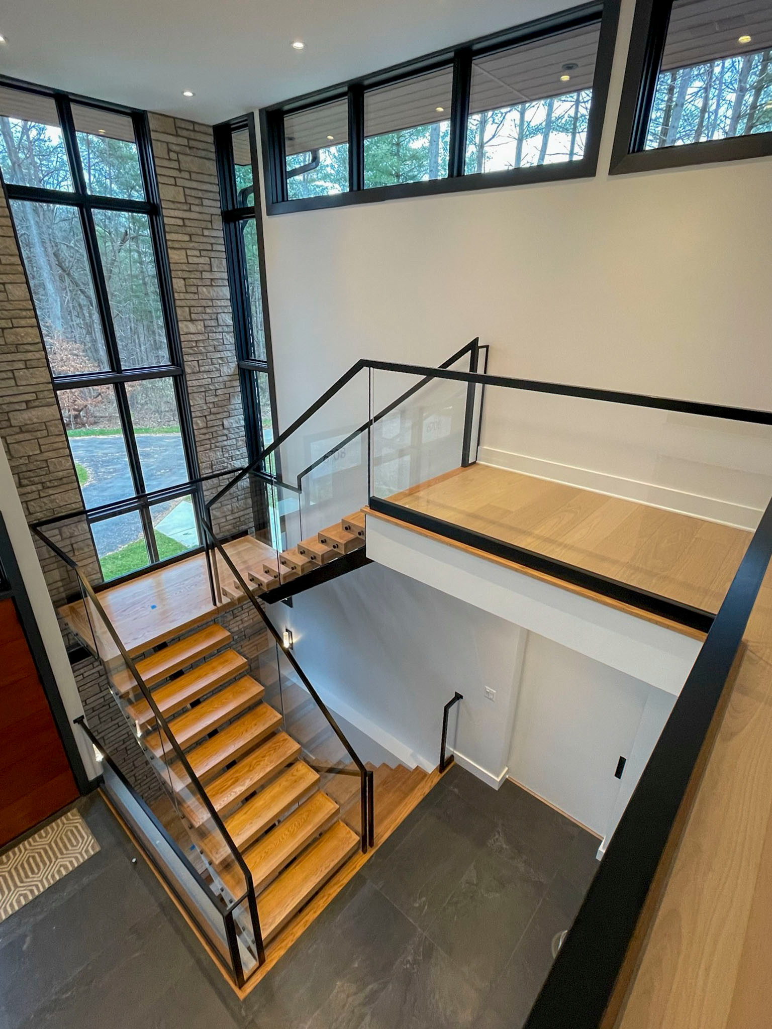 98_Sun Filled Modern Staircase Surrounded by Private Forest, Clifton VA 20124