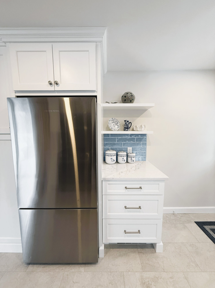 Balanced Blue Kitchen
