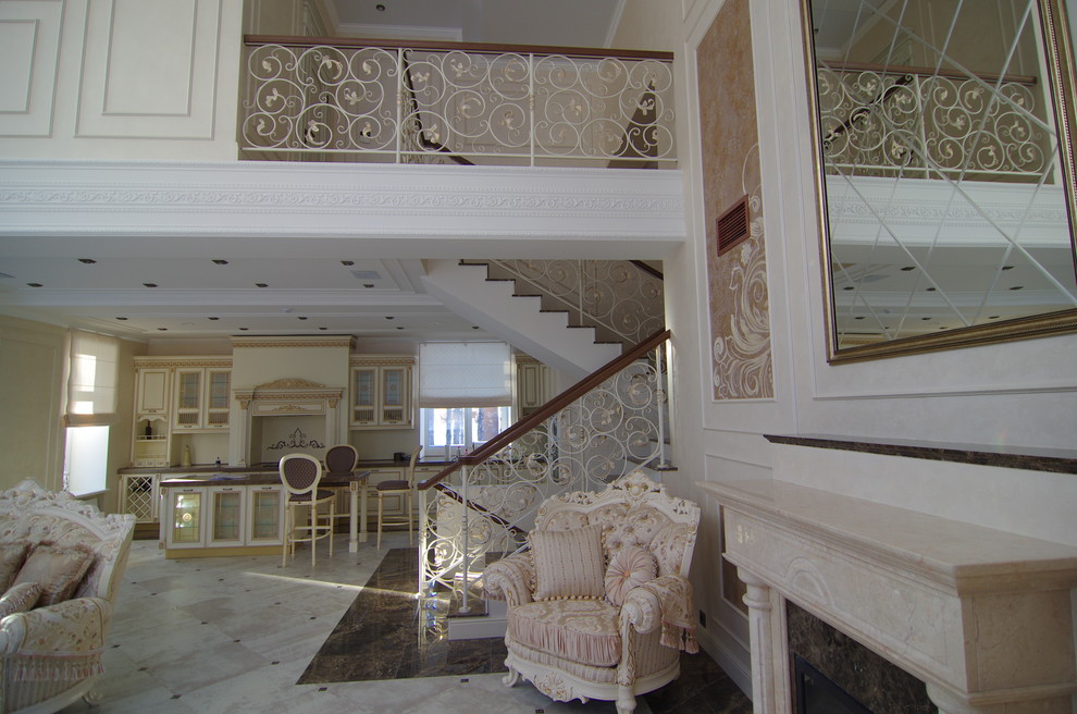 Лестницы с кованым ограждением