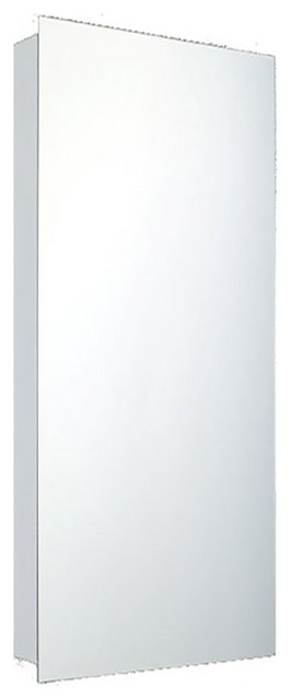 Deluxe Series Medicine Cabinet, 16"x36", Polished Edge, Surface Mount