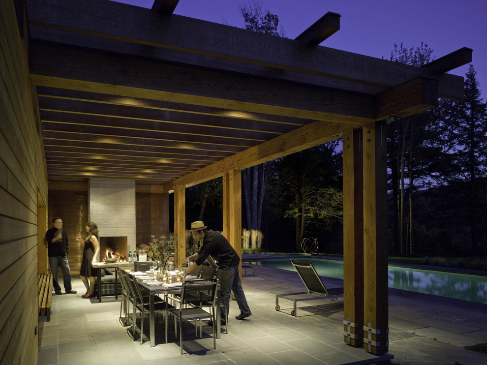 This is an example of a contemporary patio in Burlington.