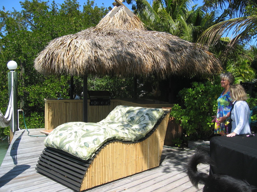 Photo of a tropical patio in Miami.