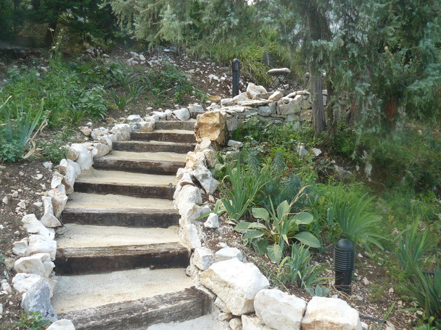 Hilltop Maze mediterranean-staircase