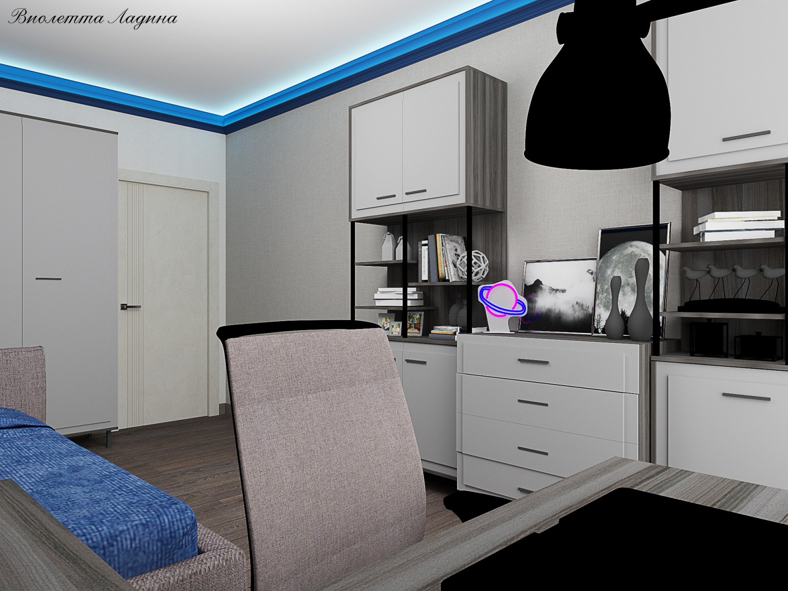 Большая квартира с воспоминаниями о путешествиях.