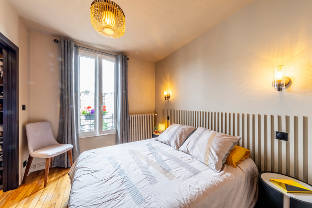 Appartement Pyramide moderno-camera-da-letto