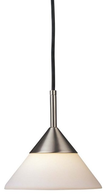 George Kovacs Cones 1 Light Pendant In Nickel Contemporary George Kovacs Cones 1 Light Pendant In Nickel Contemporary Lighting By Lights Online