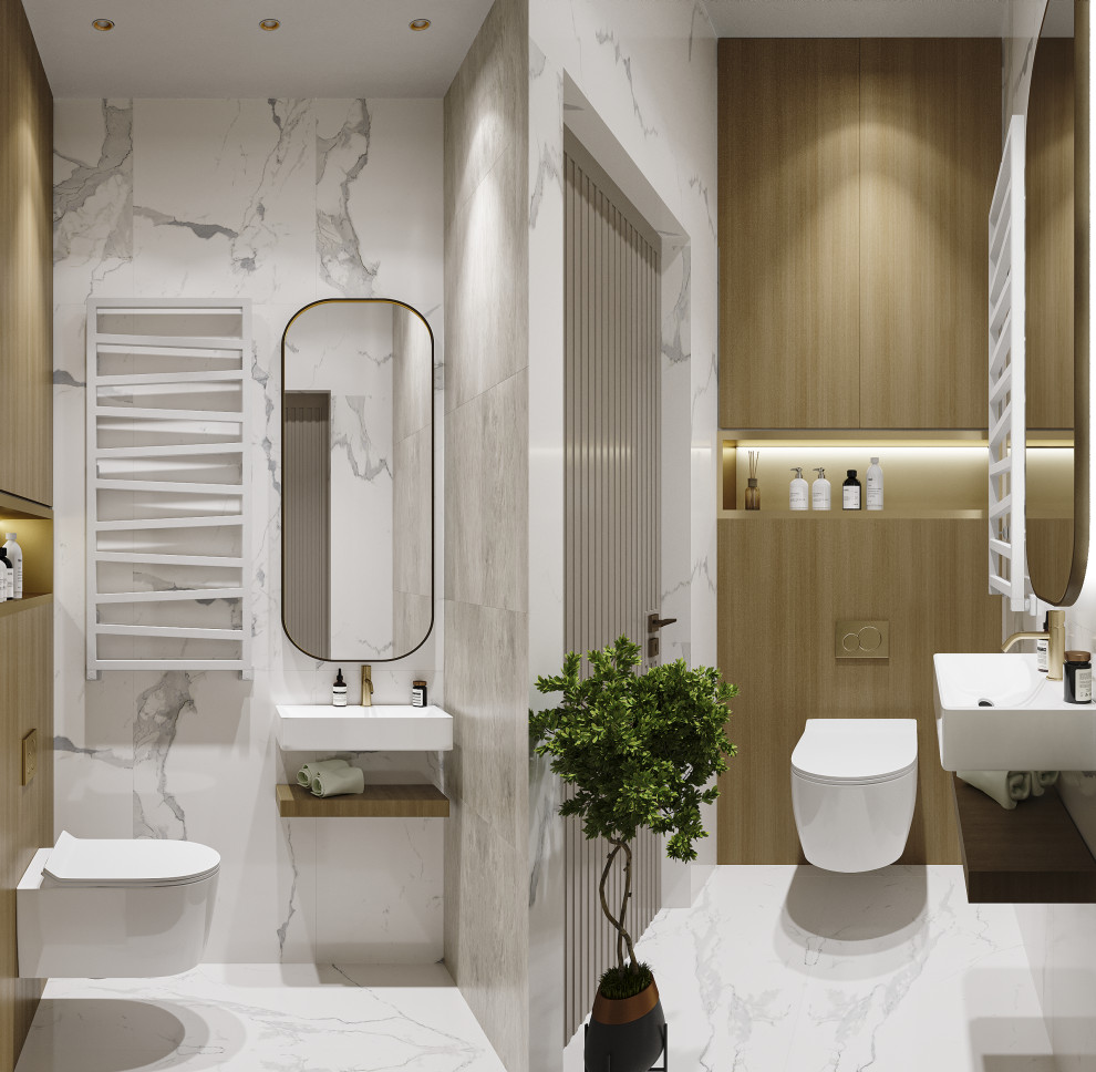 Проект 3-х комнатной квартиры THE WHITE SAVANNAH