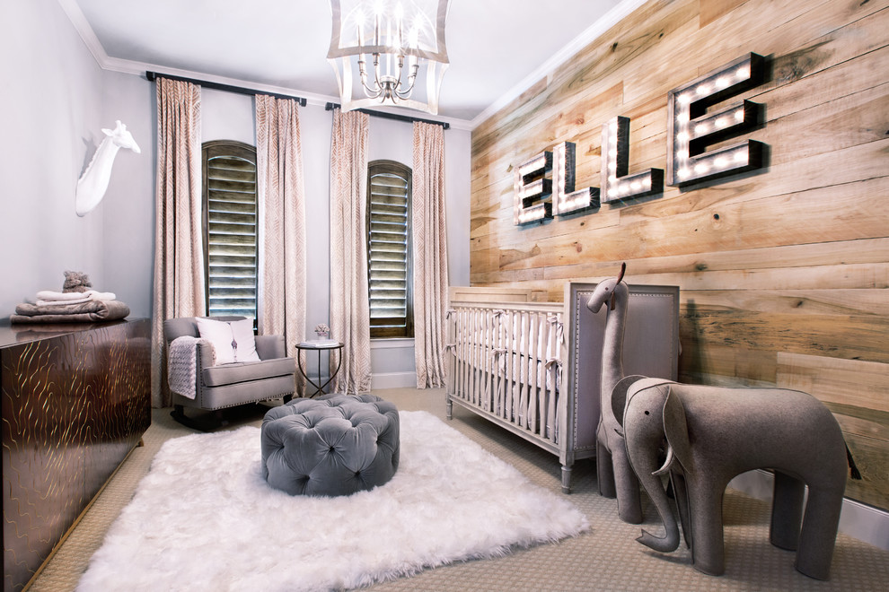 Transitional nursery photo in Houston