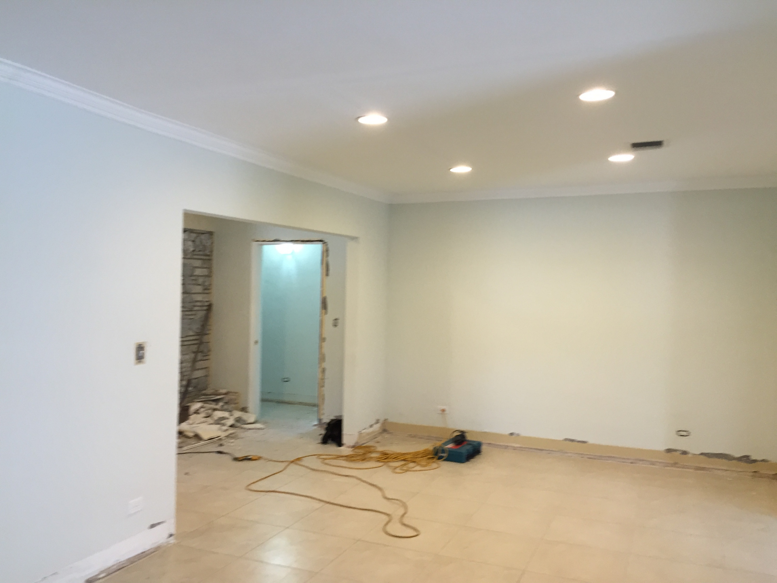 Dining room before