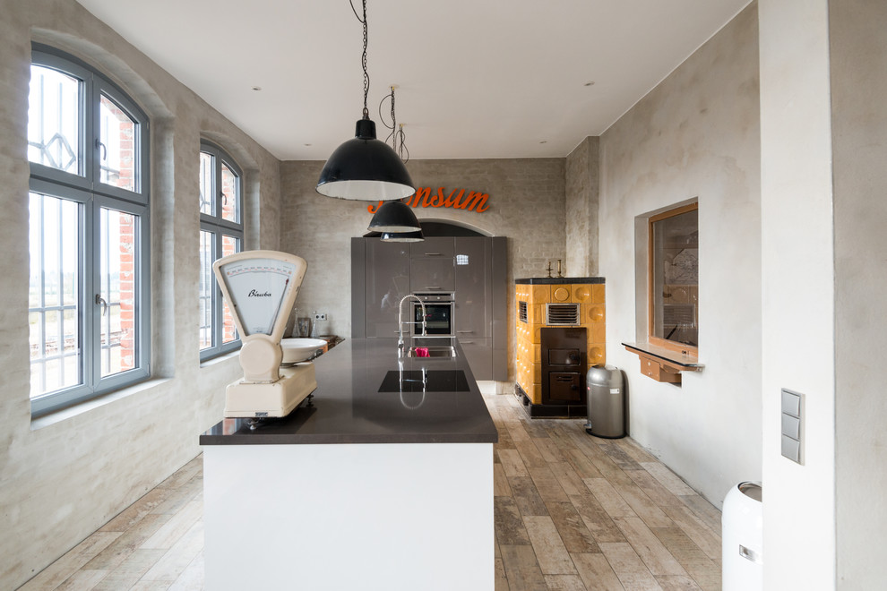 Contemporary kitchen in Berlin.