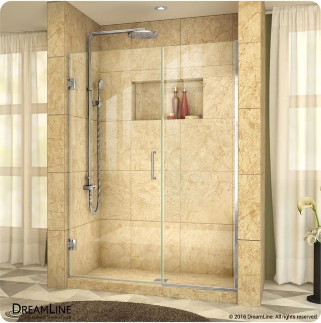 Dreamline 37 1 2 To 45 X72 Hinged Sliding Shower Door Shdr Dreamline 37 1 2 To 45 X72 Hinged Sliding Shower Door Shdr 243857210 06 Contemporary Doors By Showerdecor
