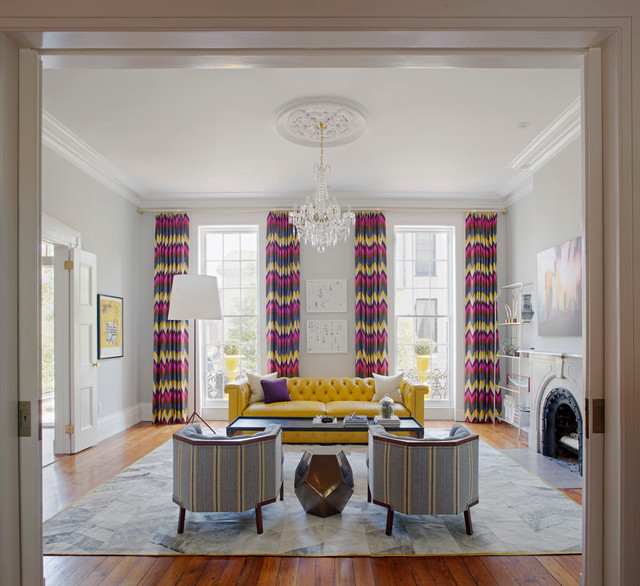 West Perry Street modern-wohnbereich