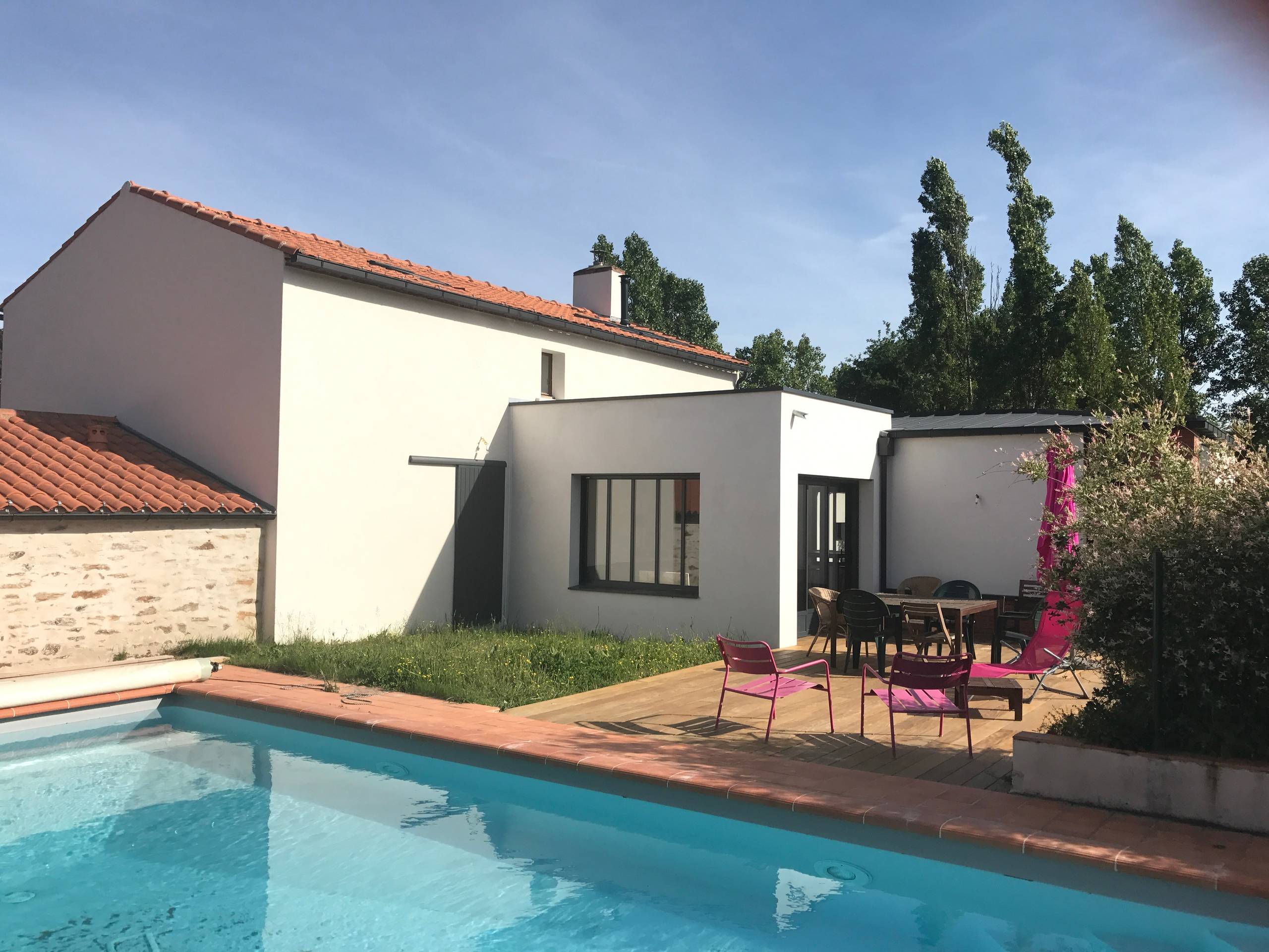 Réorganisation de l’espace et extension d'une maison