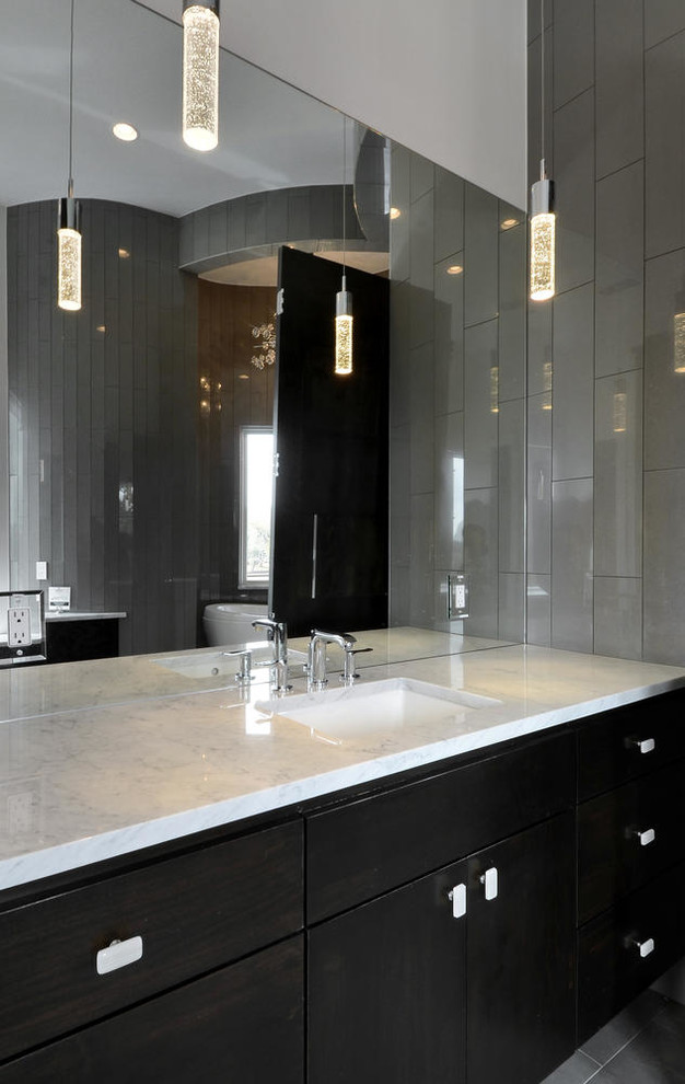 Photo of a large contemporary bathroom in Austin.