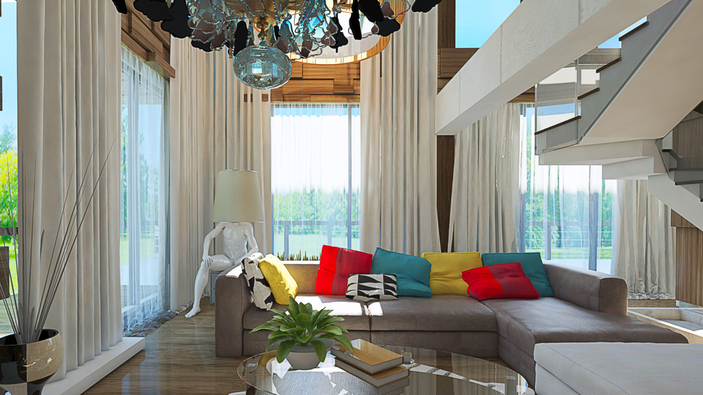 Интерьер чпстного дома поп-арт