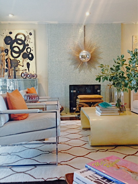 Silver Lake contemporary-living-room
