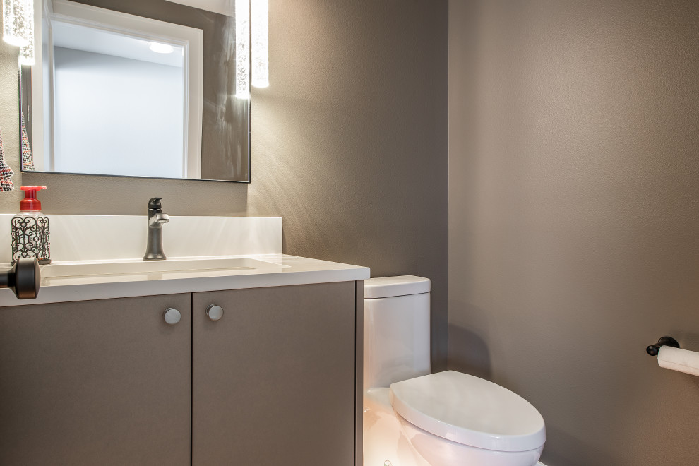 Inspiration for a transitional home design remodel in Seattle