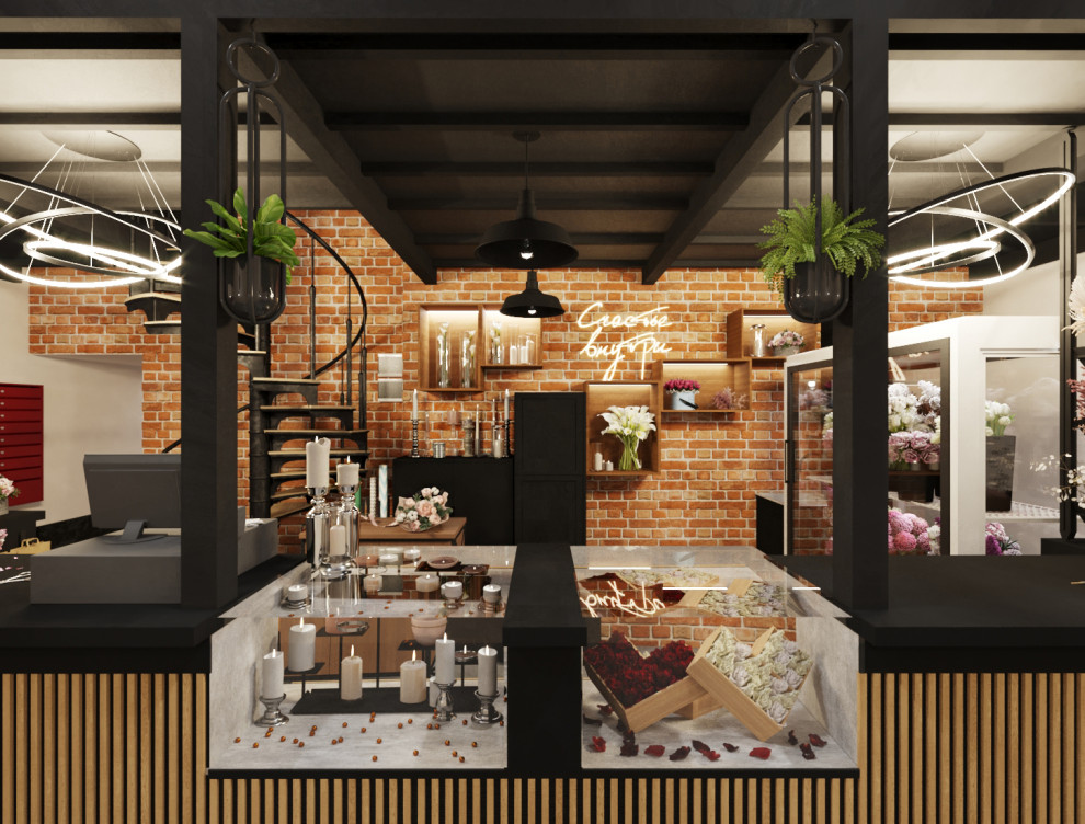 Коммерция. Двухэтажный Цветочный магазин 32 м²