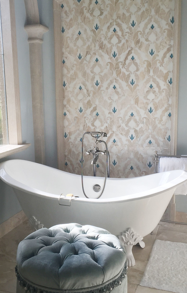 Inspiration for a mediterranean bathroom remodel in San Francisco
