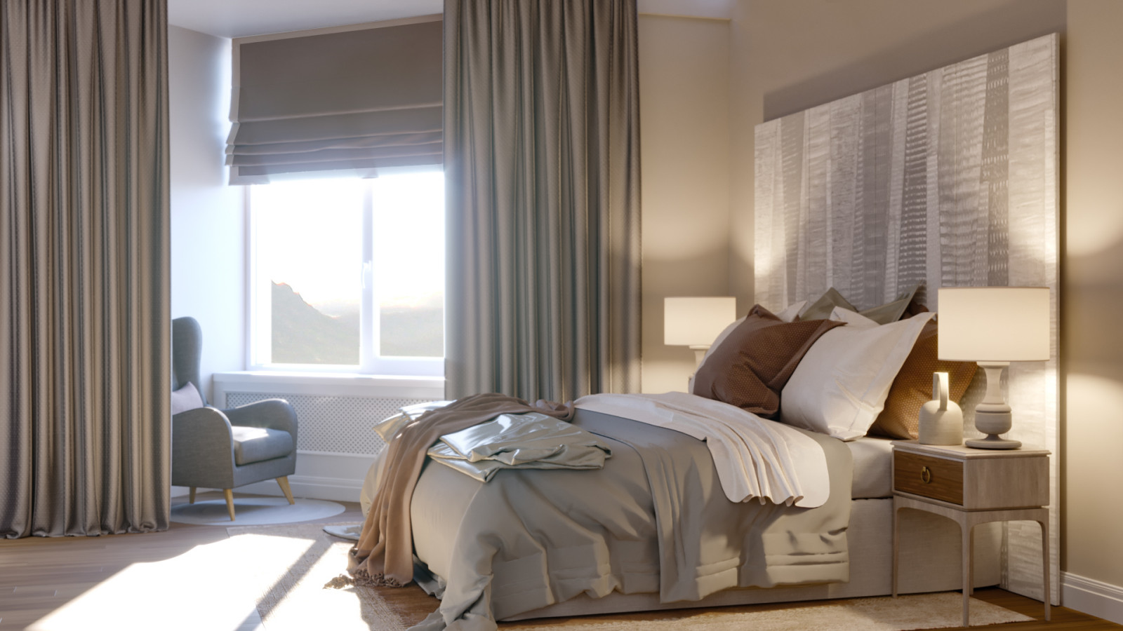 Уютная квартира в стиле неоклассики