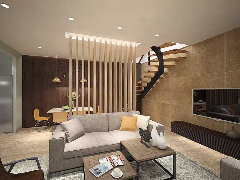 интерьер пентхауса