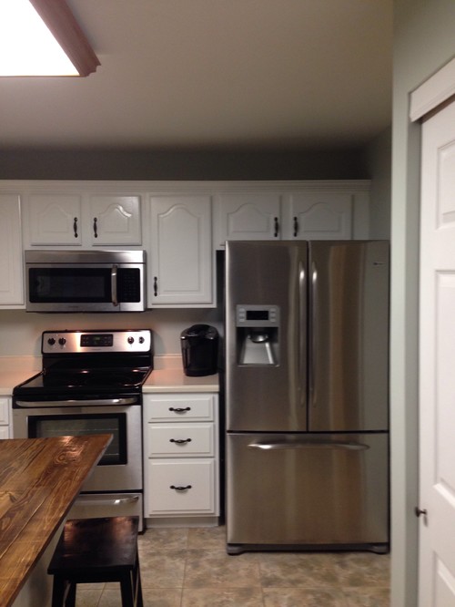 cabinet above refrigerator