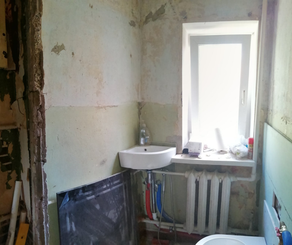 Маленькая однушка в старом фонде  "ДО и ПОСЛЕ"