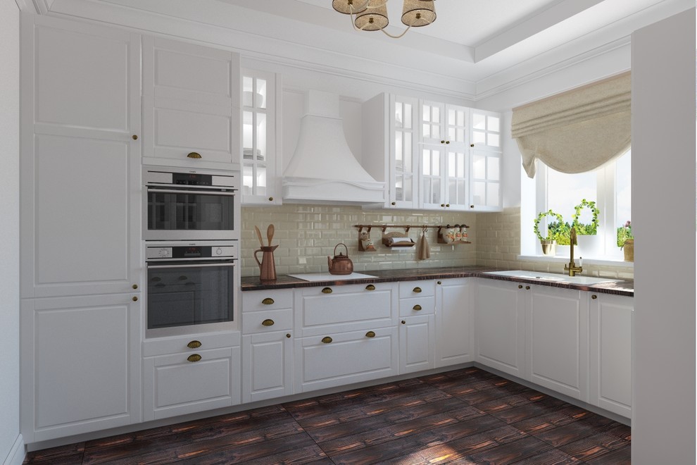 Кухня с винным погребом