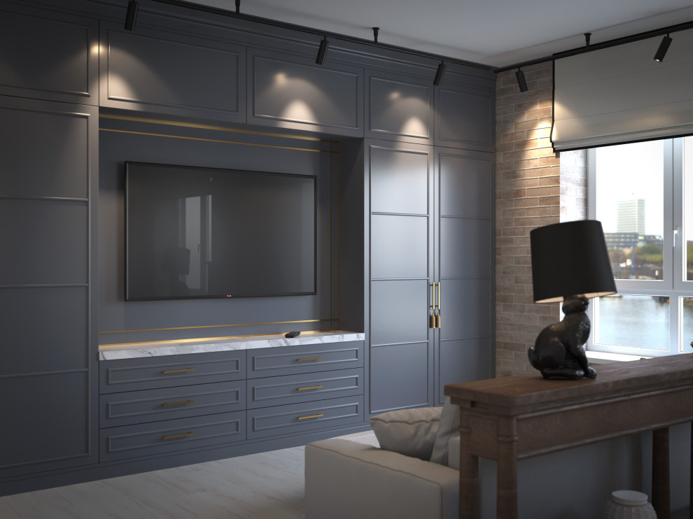 Квартира с оттенками лофта