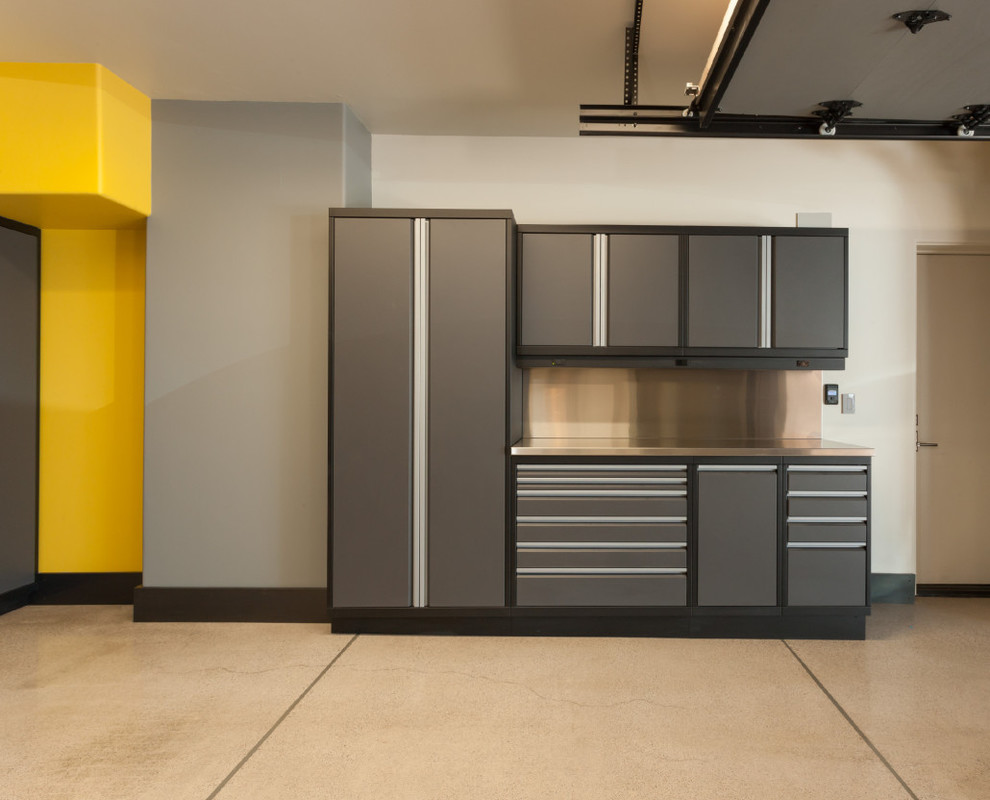 Custom and Storage Transitional Garage Sacramento by