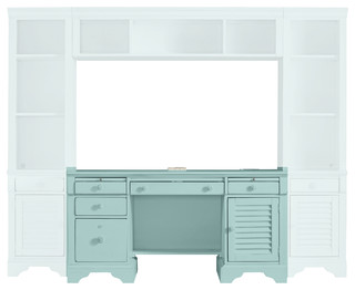 Coastal Living Cottage Computer File Desk - Beach Style - Desks And ...