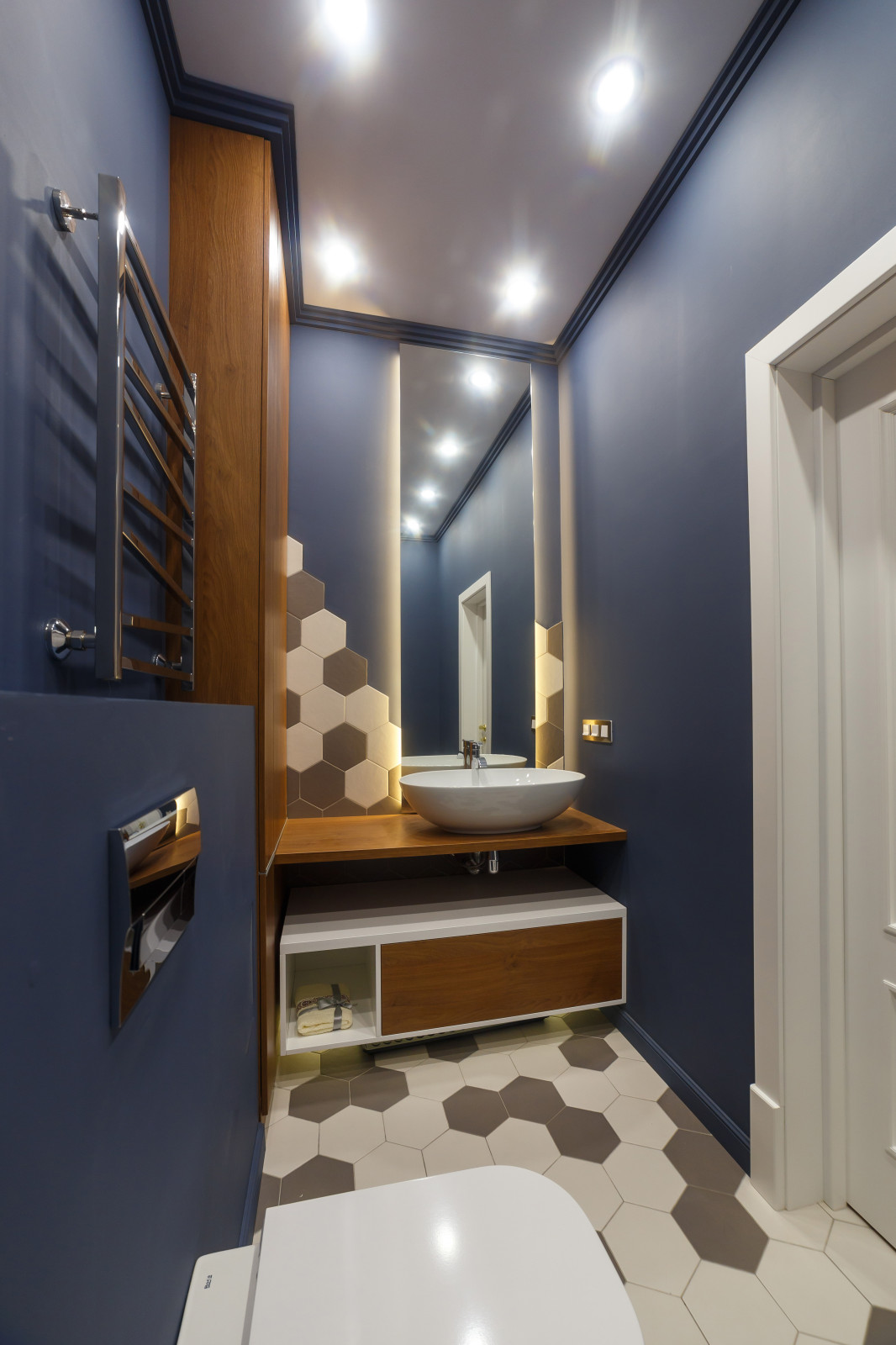 Реализованный проект для семьи из трех человек в ЖК Перспектива, г.Казань