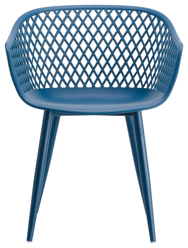 Piazza Outdoor Chair Blue, Set of 2