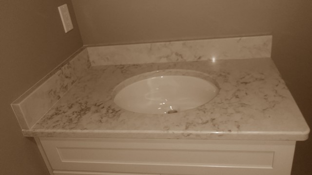 Silestone Helix Quartz Countertops Bathroom Seattle By