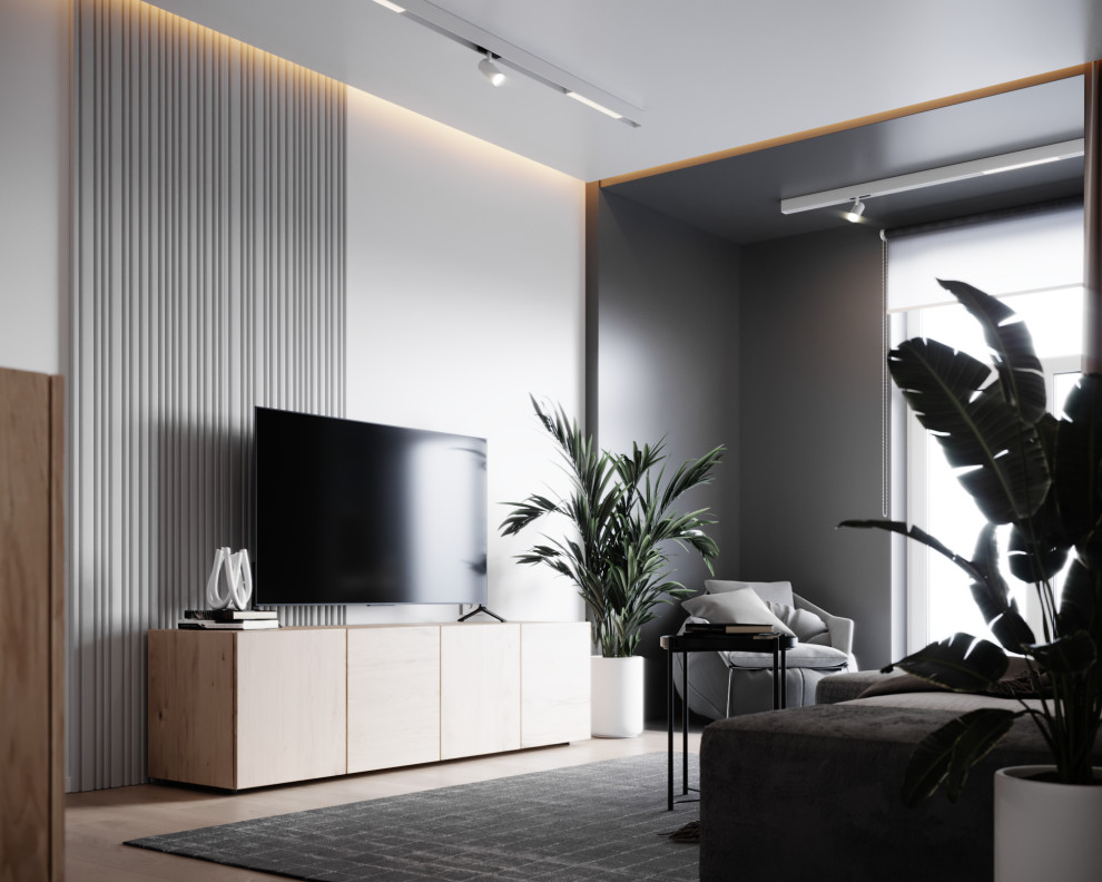 Минимализм для холостяка в ЖК Венский Лес