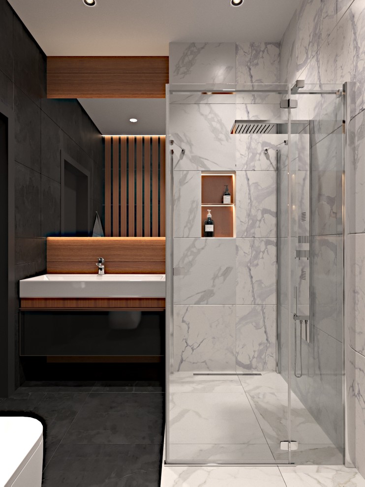 Гостевой санузел. Дом в мкр. Удачный